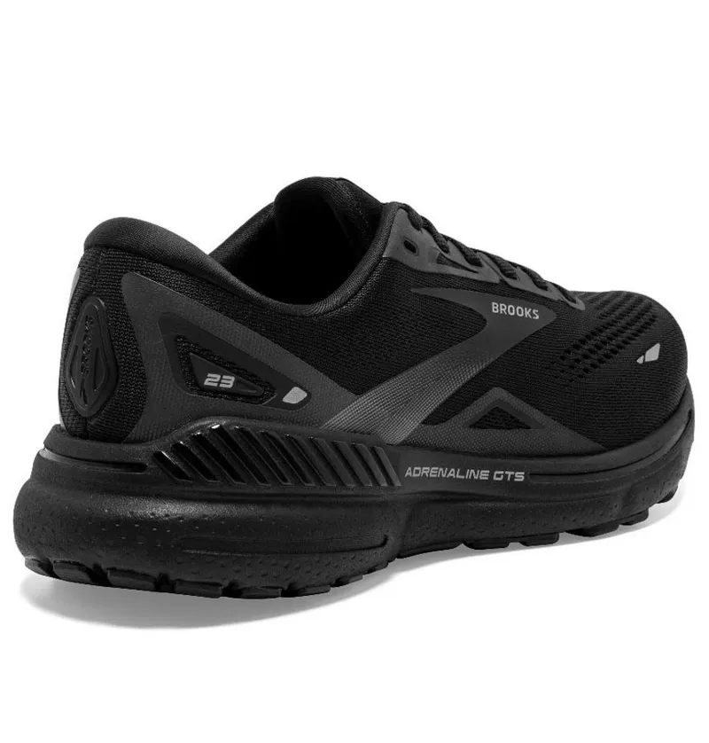 Brooks Men's Adrenaline GTS 23 2E WIDE - Black/Black/Ebony-2